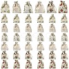30Pcs 6 Styles Flower Printed Polycotton(Polyester Cotton) Packing Pouches Drawstring Bags ABAG-YW0001-19-2