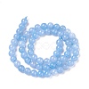 Natural White Jade Beads Strands G-I222-6mm-02-2