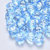 Transparent Spray Painted Glass Beads GLAA-S190-005A-02-1