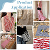 Cotton Fabric with Strip Pattern DIY-PH0037-96D-5