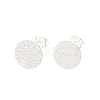 304 Stainless Steel Stud Earring Findings STAS-O119-15C-S-1