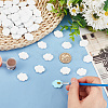 200Pcs Dyed Natural Wooden Beads WOOD-OC0002-65-3