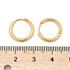 Ion Plating(IP) 304 Stainless Steel Huggie Hoop Earrings X-EJEW-F111A-14mm-G-3