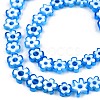 Handmade Millefiori Glass Bead Strands LAMP-N029-017B-15-3
