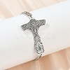 304 Stainless Steel Enamel Link Bracelets LS-BJEW-P356-01A-P-1