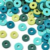 Handmade Polymer Clay Beads Strands CLAY-R089-6mm-T02B-26-2