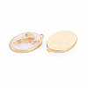 Brass Birth Floral Pendants KK-S364-286-2