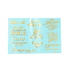 Brass Self-Adhesive Picture Stickers LS-DIY-C059-01B-1