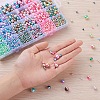 Rainbow Acrylic Imitation Pearl Beads OACR-YW0001-05-6
