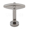 304 Stainless Steel Metal Buttons LS-STAS-M084-12G-01-2