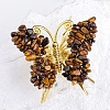 Raw Natural Tiger Eye Chip Mineral Specimen Display Decorations PW-WG29201-19-1