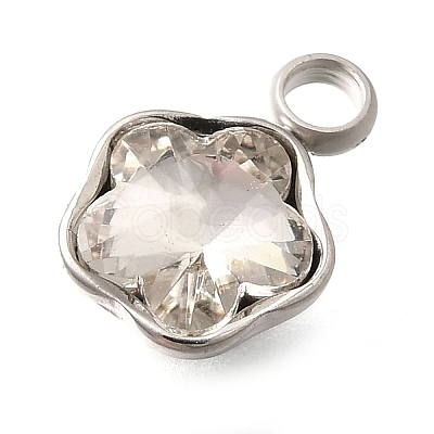 304 Stainless Steel Pendants STAS-Q346-02P-10-1