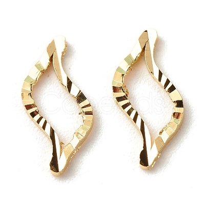 Brass Linking Rings KK-F831-012G-RS-1