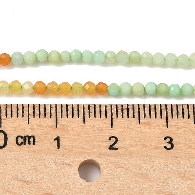 Gradient Color Natural Myanmar Jade Beads Strands G-D306-A04-2.5mm-1