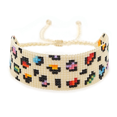 Miyuki Seed Braided Bead Bracelet BJEW-P269-36-1