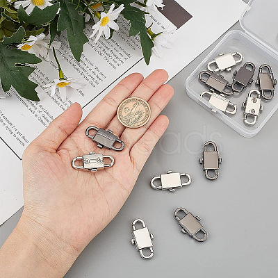 12Pcs 2 Colors Alloy Adjustable Clasps DIY-BC0004-59-1