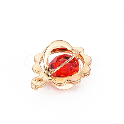 Rack Plating Eco-Friendly Iron Pendants IFIN-Q133-040-NR-1