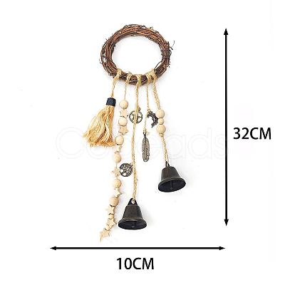 Witch Bell Protection Wind Chime WICH-PW0003-01-1