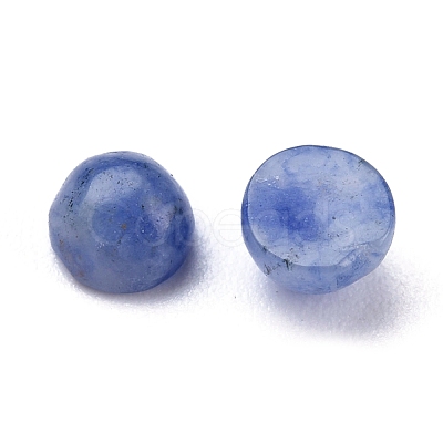 Natural Blue Spot Jasper Cabochons G-P393-R64-4MM-1