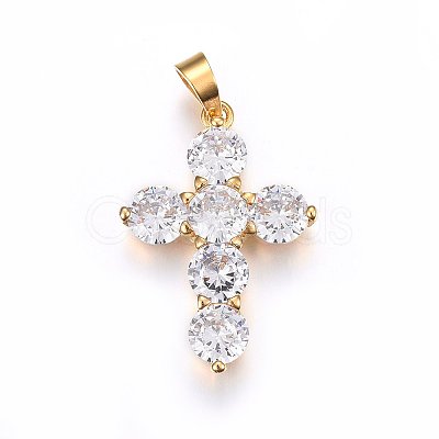 304 Stainless Steel Pendants STAS-E439-72G-1