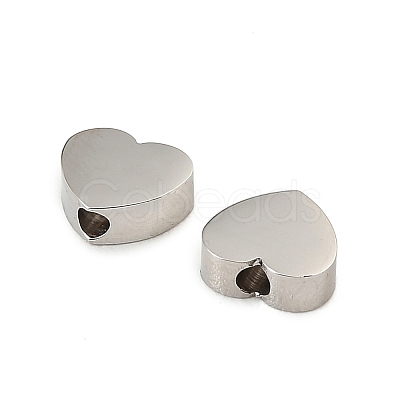 Valentine's Day 304 Stainless Steel Beads SA-E001-02P-01-1