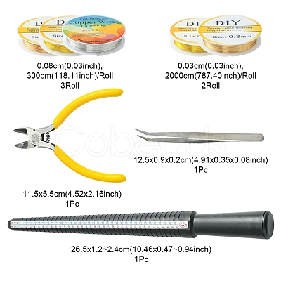 DIY Ring Making Finding Kit DIY-FS0005-68-1