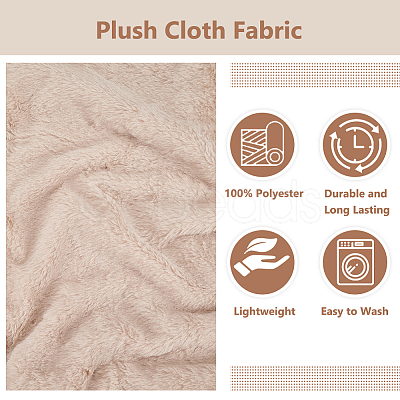 Plush Cloth Fabric DIY-WH0542-40A-1