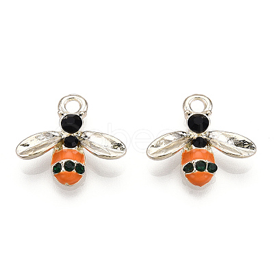 Alloy Enamel Pendants X-PALLOY-T056-49A-1