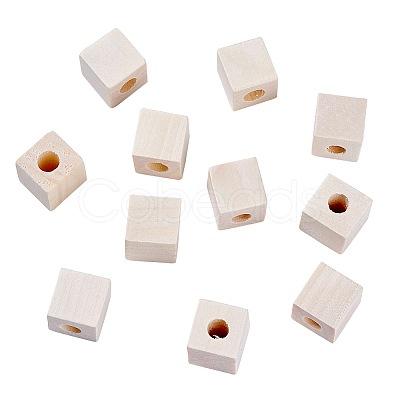 Unfinished Wood Beads WOOD-TA0001-05-LF-1