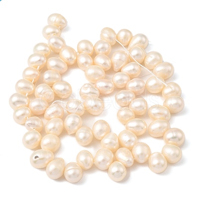 Natural Cultured Freshwater Pearl Beads Strands PEAR-I007-04E-02B-1