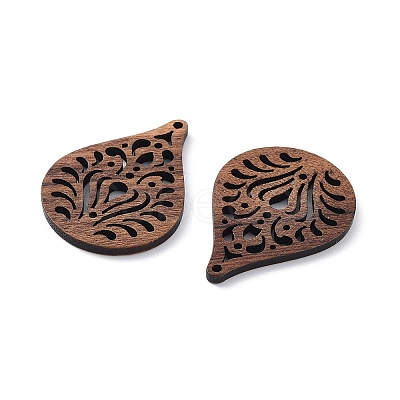 Walnut Wood Laser Cut Pendants WOOD-Q051-03A-1