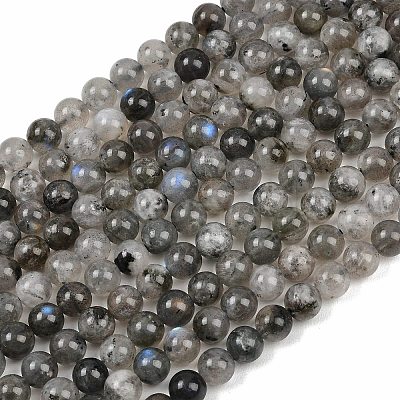 Natural Labradorite Beads Strands G-Z133-A01-7mm-01-1