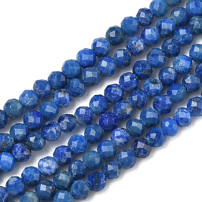 Natural Lapis Lazuli Beads Strands G-B168-A03-2mm-1