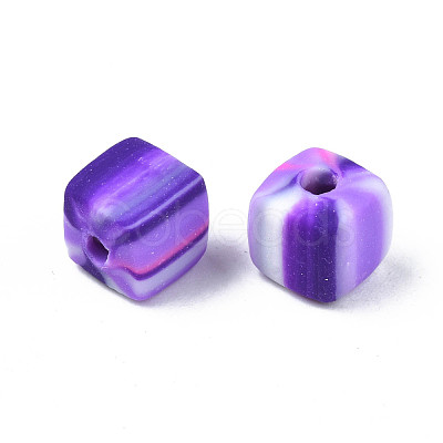 Handmade Polymer Clay Beads Strands CLAY-N008-060-05-1