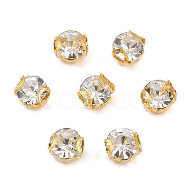 Flat Round Sew on Rhinestone Montee Beads STAS-B107-01A-01G-1