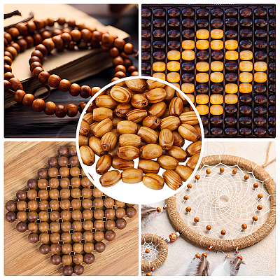 500Pcs Natural Wood Beads WOOD-DC0001-15-1
