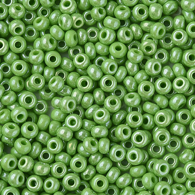 8/0 Czech Opaque Glass Seed Beads SEED-N004-003A-04-1