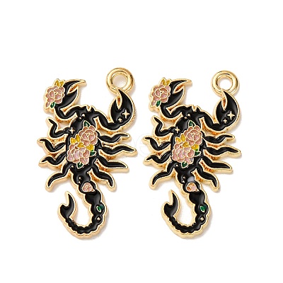 Alloy Enamel Pendants X1-FIND-H051-08G-1