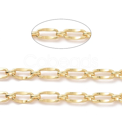 Brass Oval Link Chains CHC-K013-07G-1