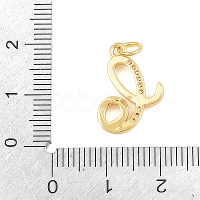 Brass Micro Pave Clear Cubic Zirconia Pendants CU-CBA7939-01C-G-1