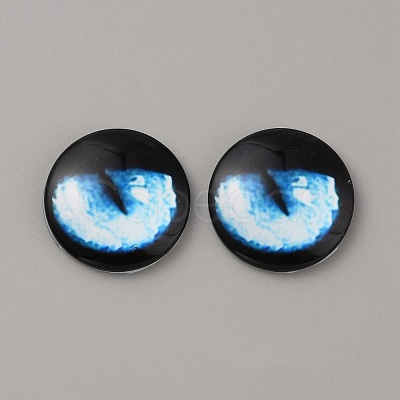 Glass Cabochons GLAA-WH0033-75G-08-1
