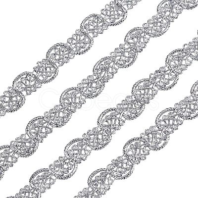 Metallic Polyester Ribbon OCOR-WH0065-07B-1