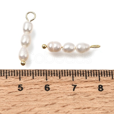 Natural Freshwater Pearl Beaded Pendants PA-CBAF2FA-03G-A01-1