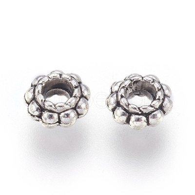 Tibetan Style Alloy Spacer Beads X-LF1565Y-NF-1