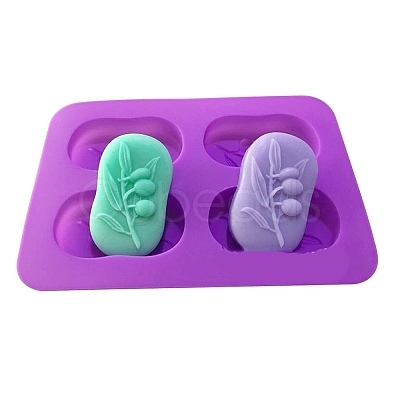 Rectangle Soap Food Grade Silicone Molds SOAP-PW0001-088-1