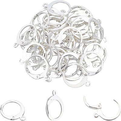 Unicraftale 304 Stainless Steel Leverback Earring Findings STAS-UN0009-77-1