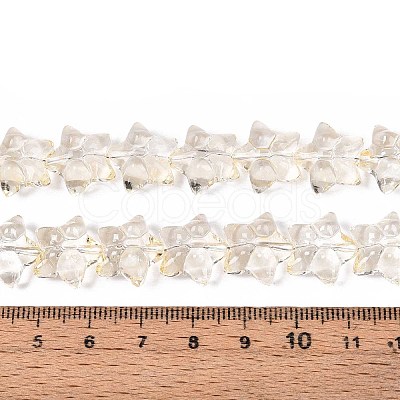 Baking Paint Glass Beads Strands DGLA-N017-01G-1