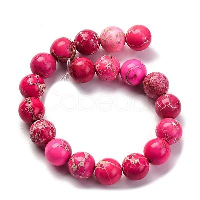 Dyed Natural Regalite/Imperial Jasper/Sea Sediment Jasper Beads Strands X-G-B124-C03-02-1