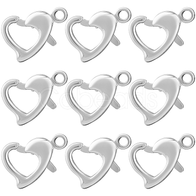 30Pcs Brass Lobster Claw Clasps KK-BBC0014-65S-1