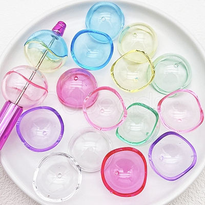 Transparent Acrylic Bead Cone OACR-A023-01A-1